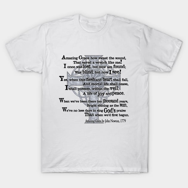 Amazing Grace T-Shirt by The Knotty Works